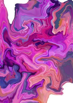 An imaginative illustration featuring a colorful, abstract character.