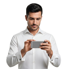 young man with tablet computer