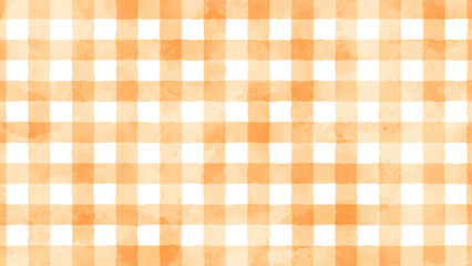 Analog-Style Orange Check Pattern