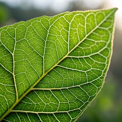 Obraz premium green leaf texture