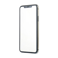 Modern smartphone isolated on transparent background