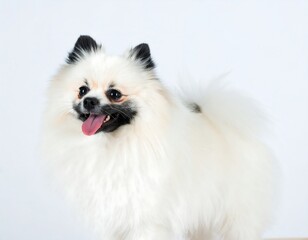 Fototapeta premium Fluffy Spitz Portrait