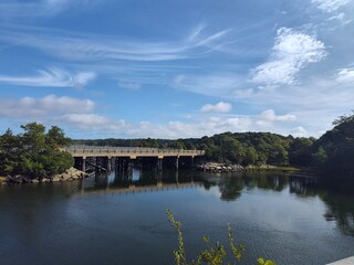 Fototapeta premium bridge over the river