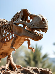 Dinosaur Fossil (Tyrannosaurus Rex) Found by Archaeologists