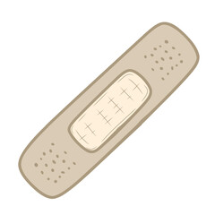 Bandage isolated on white