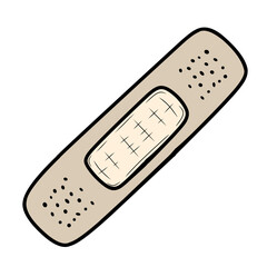 Bandage isolated on white
