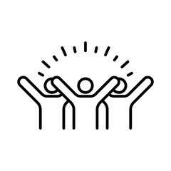 People friendship icon isolated on white background. vector illustration, eps 10