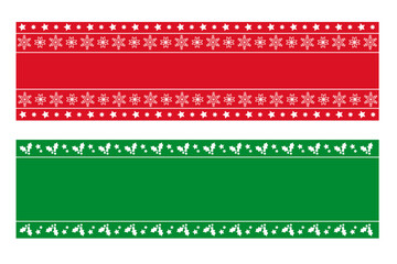 Christmas and Holiday decorative banner. Merry Christmas decoration illustration. Vector illustration.
