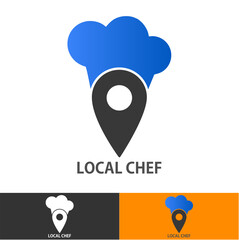 Local Chef Logo Design – Restaurant and Food Branding Template