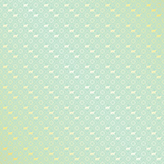 golden cats Farblic pattern