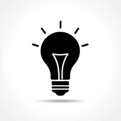 Fototapeta premium light bulb vector illustration