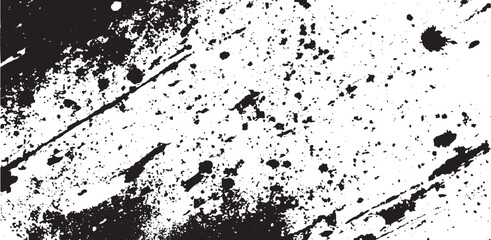 Rough scratched pattern with distressed white and black texture. Vintage abstract grunge   texture white and black. Vector texture dust and scratched. Grunge background. Overlay textures