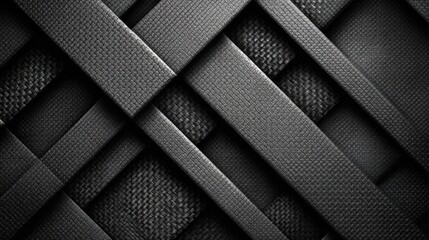 Dark, textured, intersecting bands