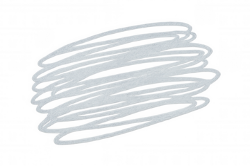 White scribble oval forming transparent backdrop, marker strokes overlapping, creating hand-drawn graphic element for creative design projects