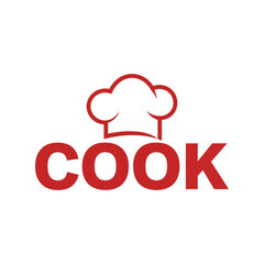Chef hat logo cooking restaurant culinary kitchen food chef cuisine gourmet professional icon vector