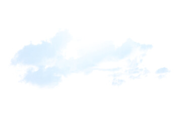 Realistic clouds fog steam flow isolated on transparent background, smoke gas with orange clouds cutout.