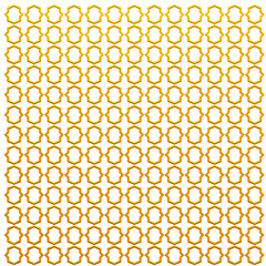 3D Golden Geometric Pattern Design