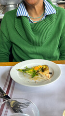 People eating out at restaurants