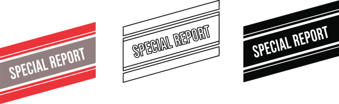 Download special report vector graphics and design elements today