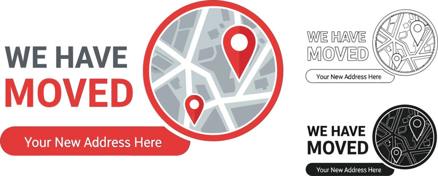 Announcement template we have moved location change new address