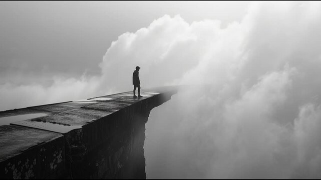 On the edge of absolute emptyness and void, just a step away