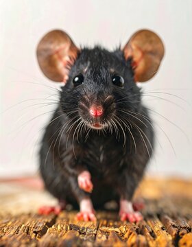 Black rat close-up