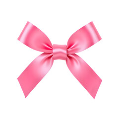 Naklejka premium Fashion Look Satin Smooth Pink Ribbon PNG