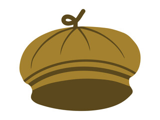 Women Beret Cap Illustration