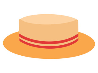 Pork Pie Hat Clip Art Illustration