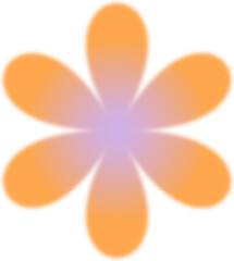 Colorful Floral Flower Gradient Decorative