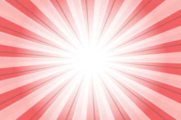 Indian red abstract glowing sunburst background. Maximum red glow effect sunburst background for presentation, banner, poster, flyer, sales. Modern pop art poster for summer and spring