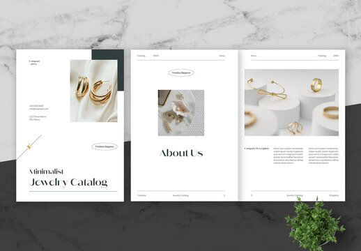 Beige And Black Jewelry Catalog