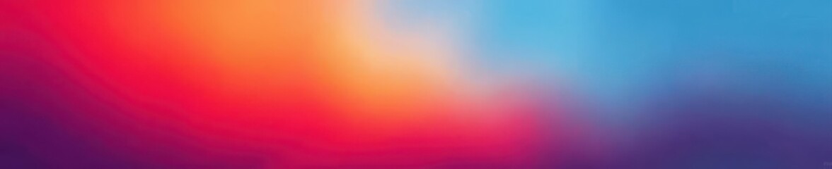 Naklejka premium Abstract blue serenity, red to orange gradient background Vector illustration , digital, minimalist, vector