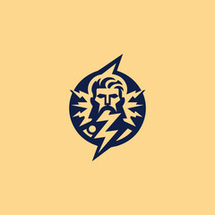 Obraz premium Mighty Zeus Logo