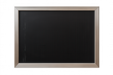 Wooden-framed blackboard displaying blank writing surface, ready for classroom messaging or professional communication needs