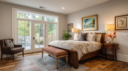 Modern bedroom interior (1)