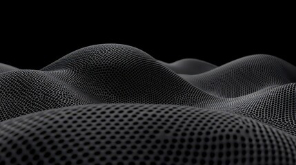 Abstract Dark Mesh Wave