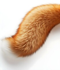 Luxurious Red Fox Tail Fur
