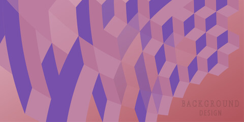 Modern colorful mosaic background in purple tone gradient