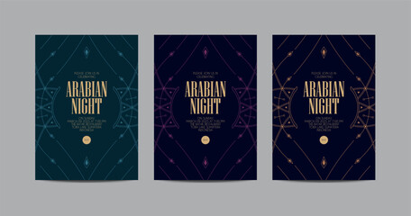 Arabian Night Invitatitaion Template