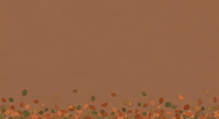 Warm autumn background with falling leaves, ideal for seasonal designs and promotions