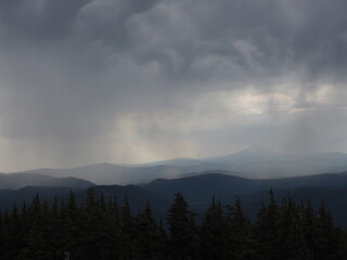 Mount Jefferson in the Clouds