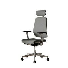 Modern Office Chair Isolated on Black Background 3D Illustration