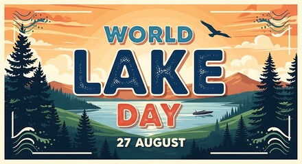 World Lake Day Celebration Poster