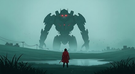 Giant Robot Confrontation.