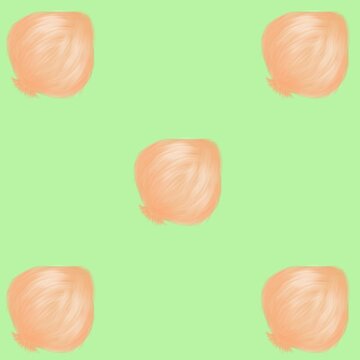 Seamless onion and green background