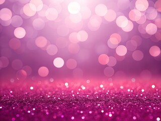 Pink and purple glitter bokeh background with sparkling lights