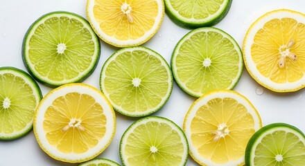Fototapeta premium Fresh citrus slices