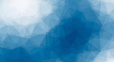 Obraz premium Abstract Blue and White Geometric Background