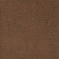 Brown fabric texture with woven pattern. Close-up view of the textile's weave structure. High-resolution image for product photography or design inspiration.